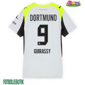 Borussia Dortmund Serhou Guirassy #9 Bortatröja Kvinnor 2025-26 Kortärmad